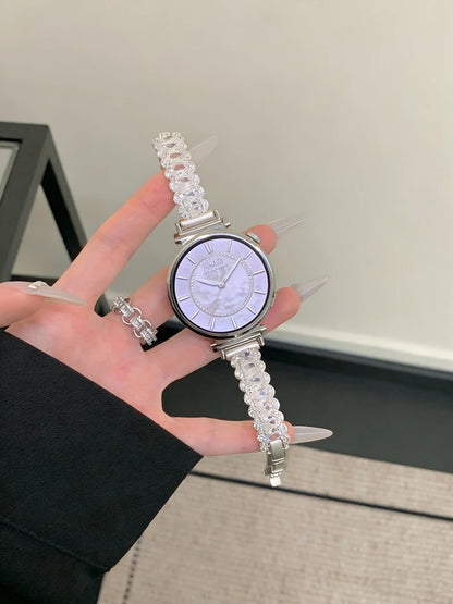 Luxury Jewelry Band Watch Band for Samsung Galaxy Watch 8 40/44/47mm Ultra 7 6 5 Classic 46mm Huawei 11 GT 5 4 3 Pro Woman Strap