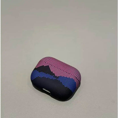 Carbon Fibre Pattern Earphone Case Cover for AirPods 1 2 3 4 Pro 2 Pro 3 Wireless Bluetooth Headset Protective Cover