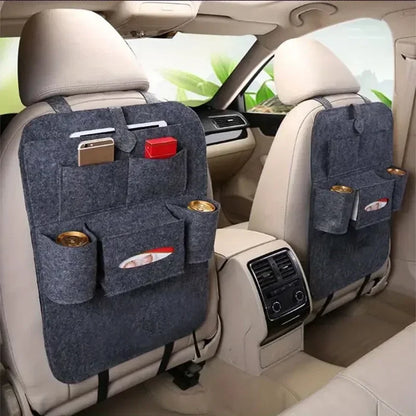 Car Backseat Organizer with Tissue Box Tablet Holder Auto Back Seat Storage Cover Protector Travel Road Trip Kids Toddlers Amagi