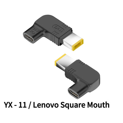 Laptop Power Adapter Connector Dc Plug USB Type C Female to Universal Male Jack Converter for Hp Dell Asus Acer Lenovo Notebook