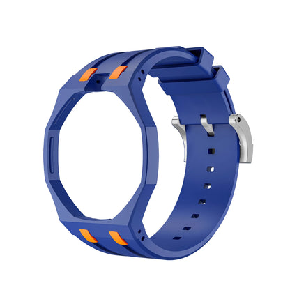 Bioceramics Watch Case+Silicone Band Modification Kit Strap Case Changer To Wristwatch Accessories For Royal Pop