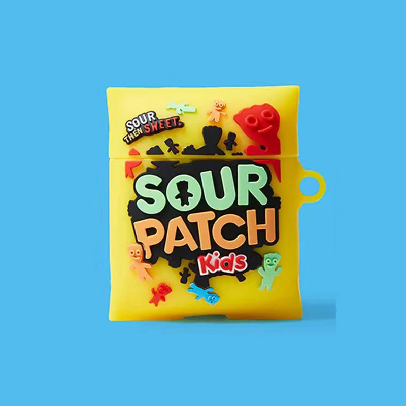 3D Candy Silicone Earphone Case For Airpods 4 2024 Cute Cartoon Snacks Box Cover For Airpods 1 2 Pro 2 Cover For Airpods 3 2021