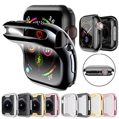 Cover For Apple Watch Ultra 3 2 1 49mm TPU Full Screen Protector Case iWatch Series 9 8 7 6 5 4 SE 45mm 41mm 44mm 40mm 42mm 38mm