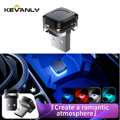 1x Car USB LED Light Mood Lamp Plug Play Universal LED Interior Atmosphere Light Auto Reading Lamp Decorations Decorative Strip