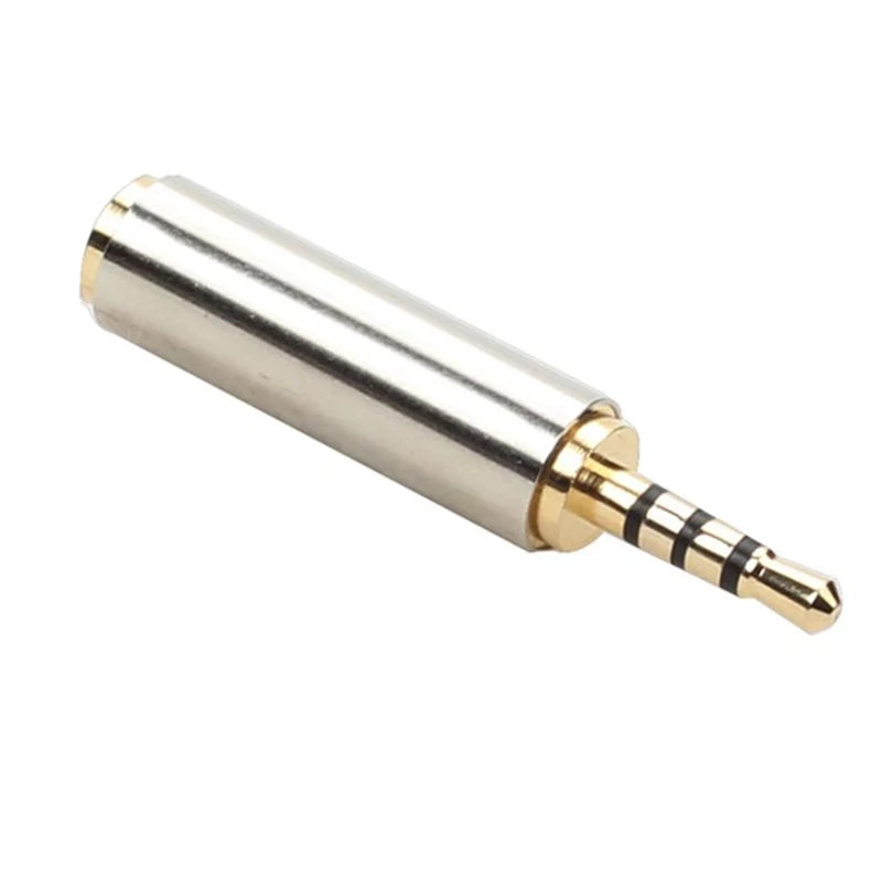 2/4/10pcs 3.5mm To 2.5mm Audio Adapter for Cable Stereo Headphone Headset Mic 2.5mm Male To 3.5mm Female Plug Connector