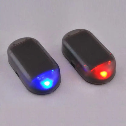 400B Car Solar Power Alarm Lamp Security System Dashboard Warning LED Lamp