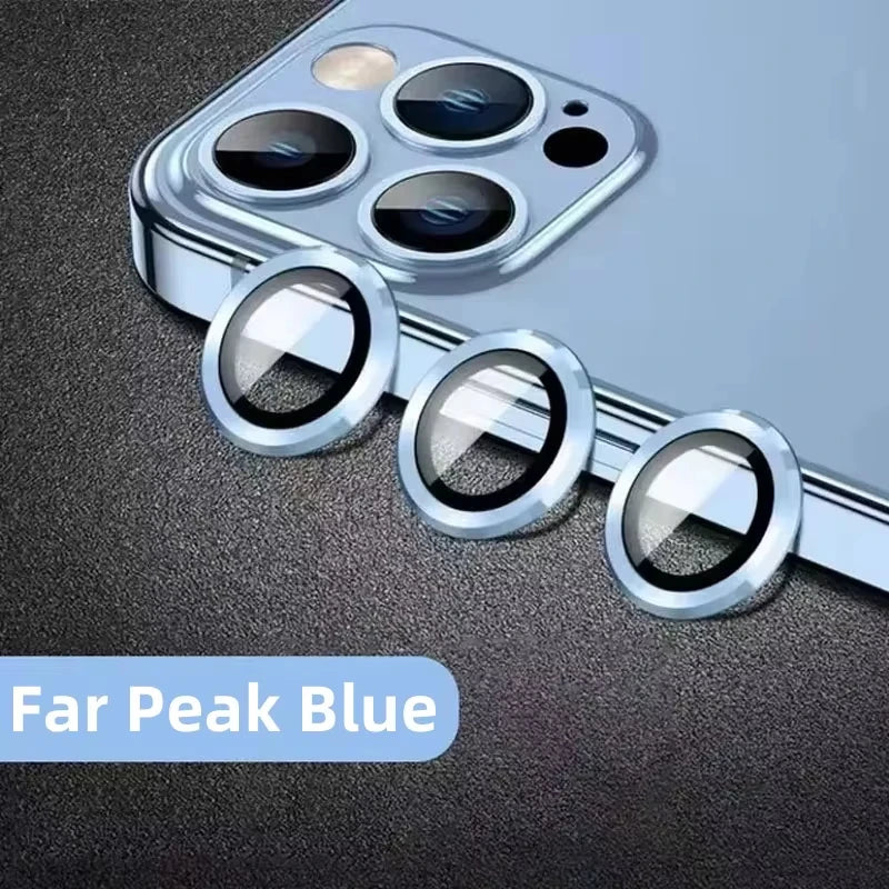 Metal Camera Lens Protector Glass For iPhone 16 17 15 13 18 11 12 14 Pro Max Air Back Lens Protection Film For iPhone 12 13 Mini