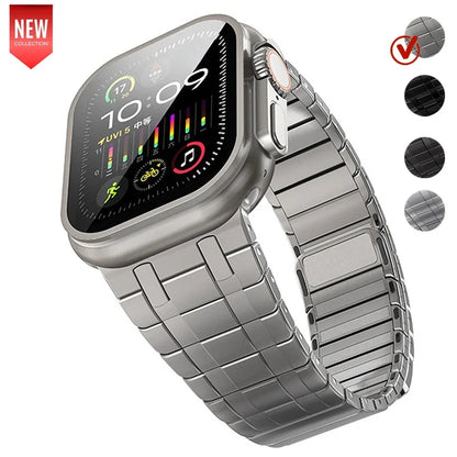 Stainless Steel Magnetic Band for Apple Watch Ultra 2 49mm iWatch Series 9 8 7 6 5 4 SE 45mm 44mm 42mm Loop Bracelet