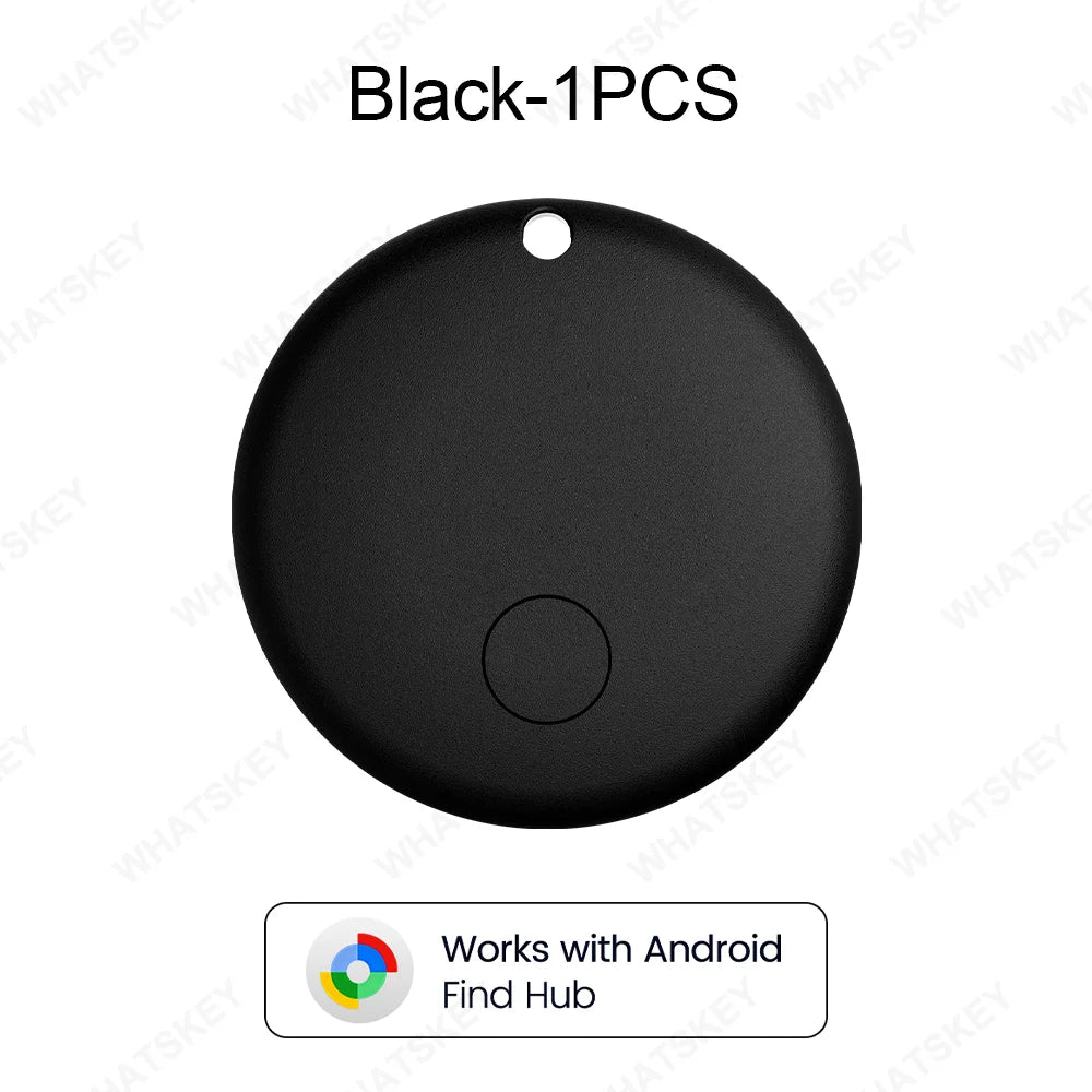 1-4PCS Mini GPS Locator Android Anti-Lost Alarm Google Find Hub Wallet Key Smart Tag with Strong Magnetic Suction Silicone Shell