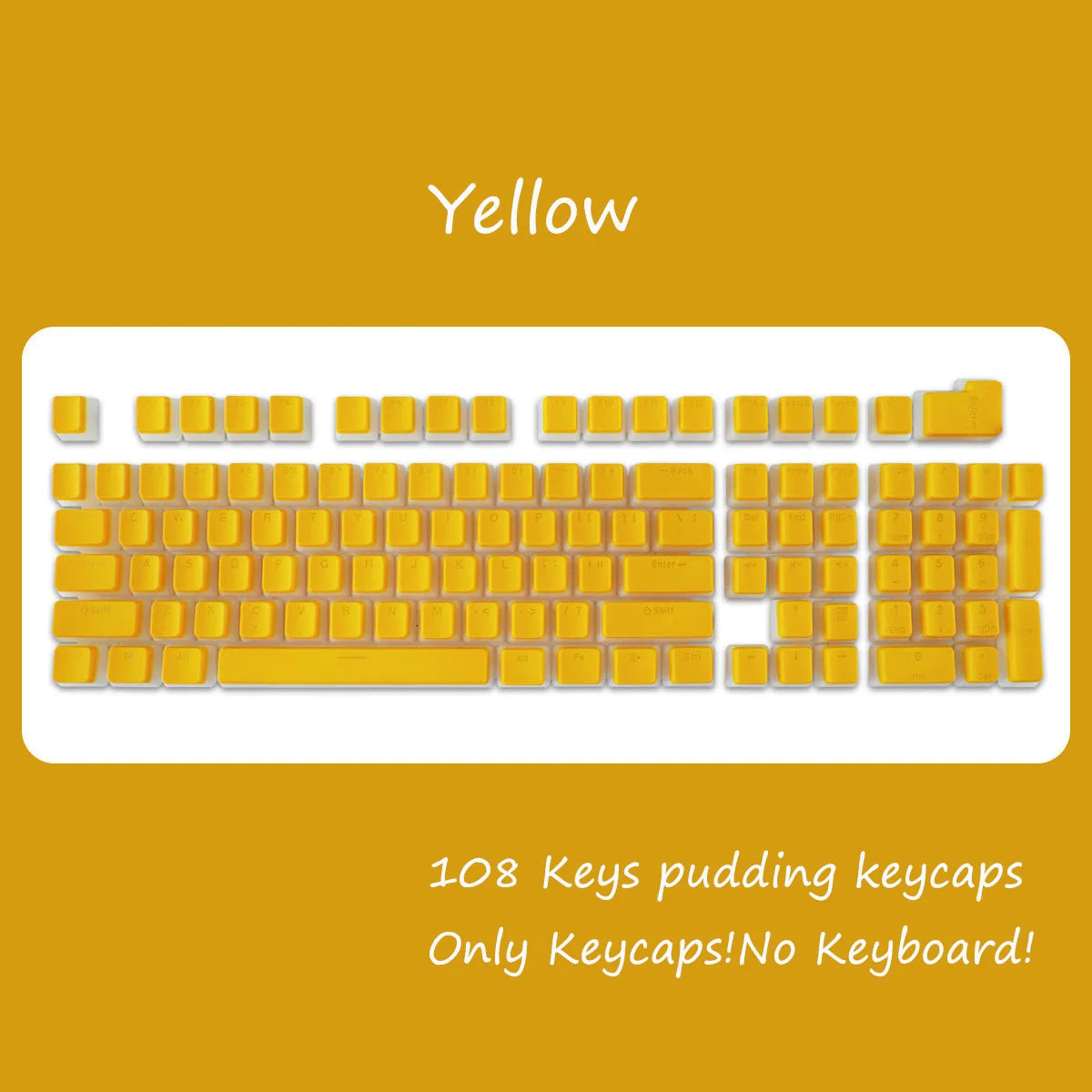 OEM Profile PBT Keycaps 108 Keys Pudding Keycap For Cherry MX Switch Mechanical Keyboard RGB Gamer backlit Key Caps Custom DIY