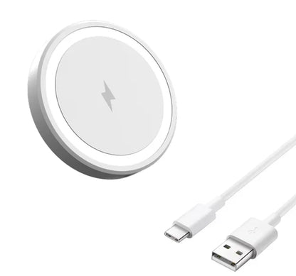 Mini Magnetic Wireless Charger Strong Magnet for iPhone 18 17 16 15 14 13 Slim Portable 15W Fast Charging Cargador inalámbrico