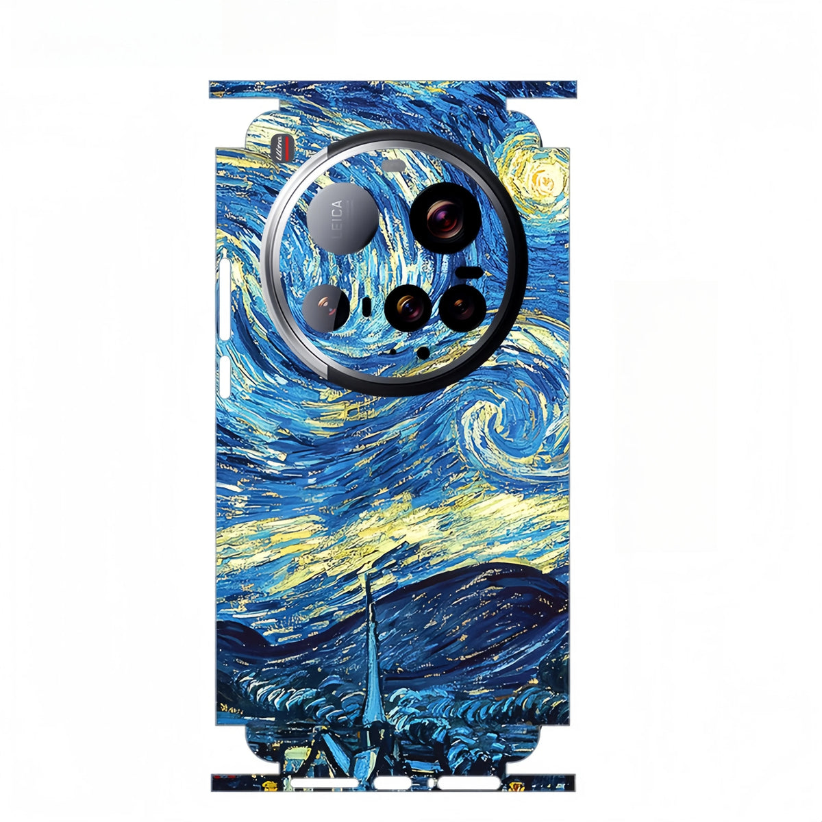 Colorful Pattern Matte Film Skin Phone Back+Sides Sticker For XIAOMI 15 14 13 Ultra 14 Pro Full CoverWrap