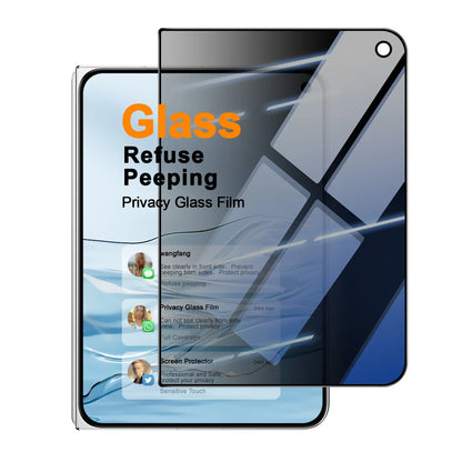 Privacy Tempered Glass For iPhone Duo Fold Protector Film Anti Spy Full Screen Coverage FM0010
