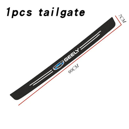 Car Door Sill Plate Protector Stickers For Geely geometry C Emgrand Gc6 Gx3 Ec7 Atlas Coolray Cross NL3 X6 GS car Accessories