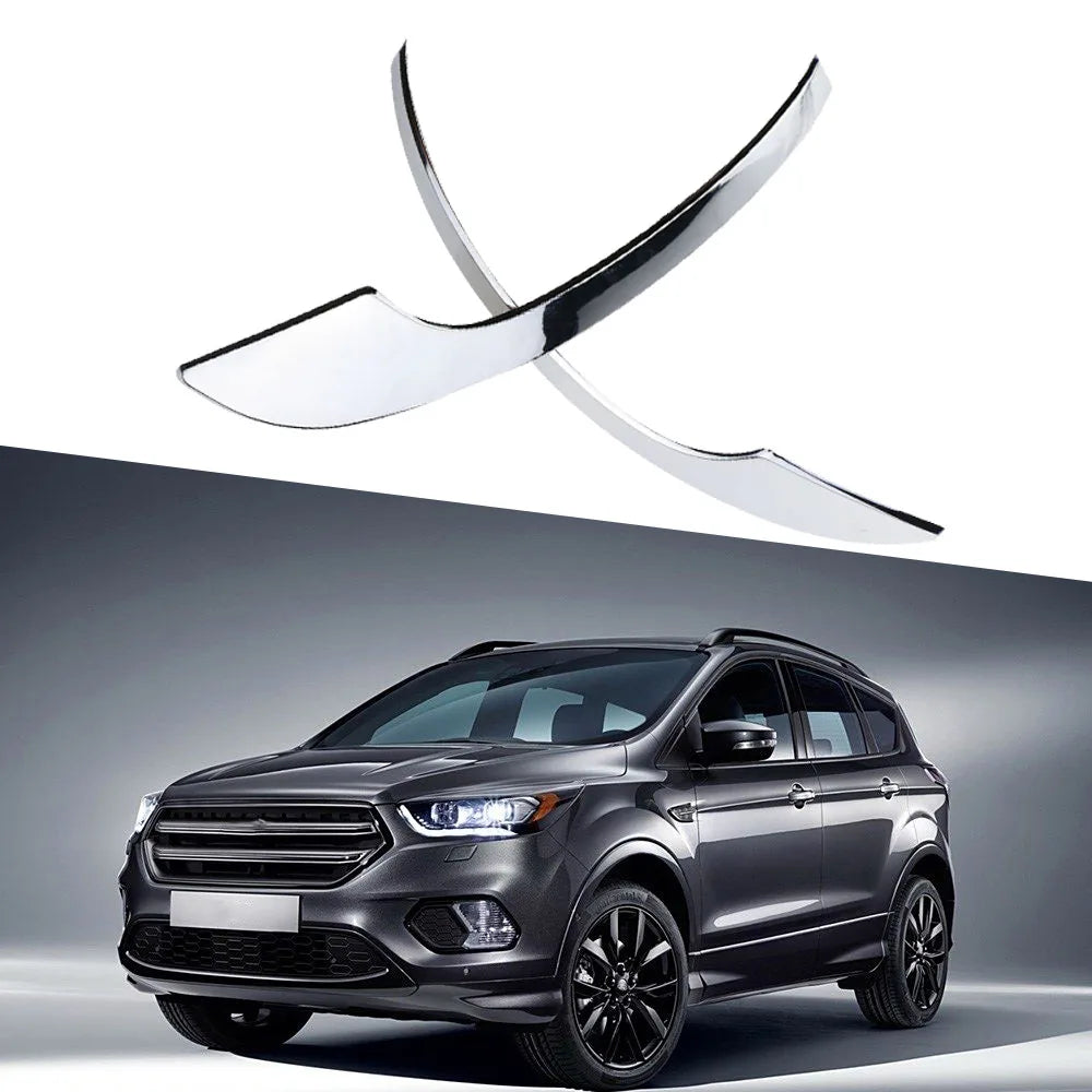 2Pcs Car Rearview Side Mirror Anti-Scratch Trim Sticker Cover for Ford Ecosport 2013 - 2022 ABS Chrome Styling Accessories