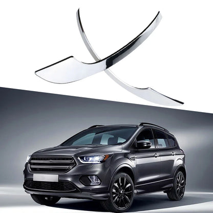 2Pcs Car Rearview Side Mirror Anti-Scratch Trim Sticker Cover for Ford Ecosport 2013 - 2022 ABS Chrome Styling Accessories