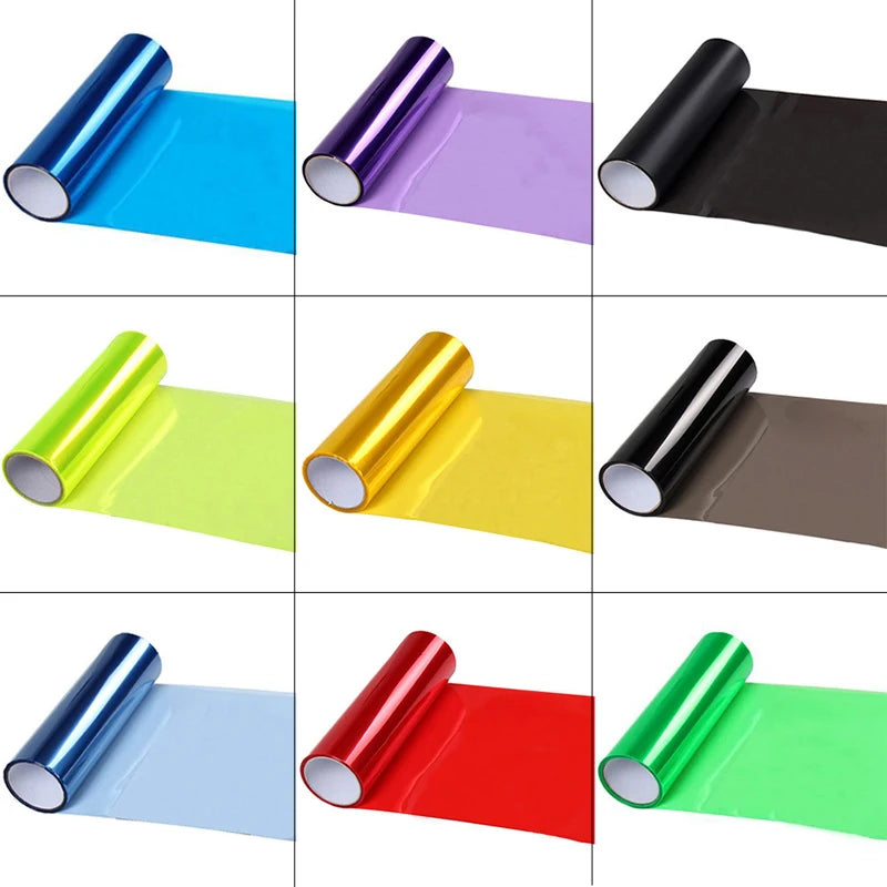 30x60cm Car Headlight Taillight Tint Vinyl Film Sticker Waterproof Sheet Fog Light Rear Lamp Matt Smoke Films Auto Accessories
