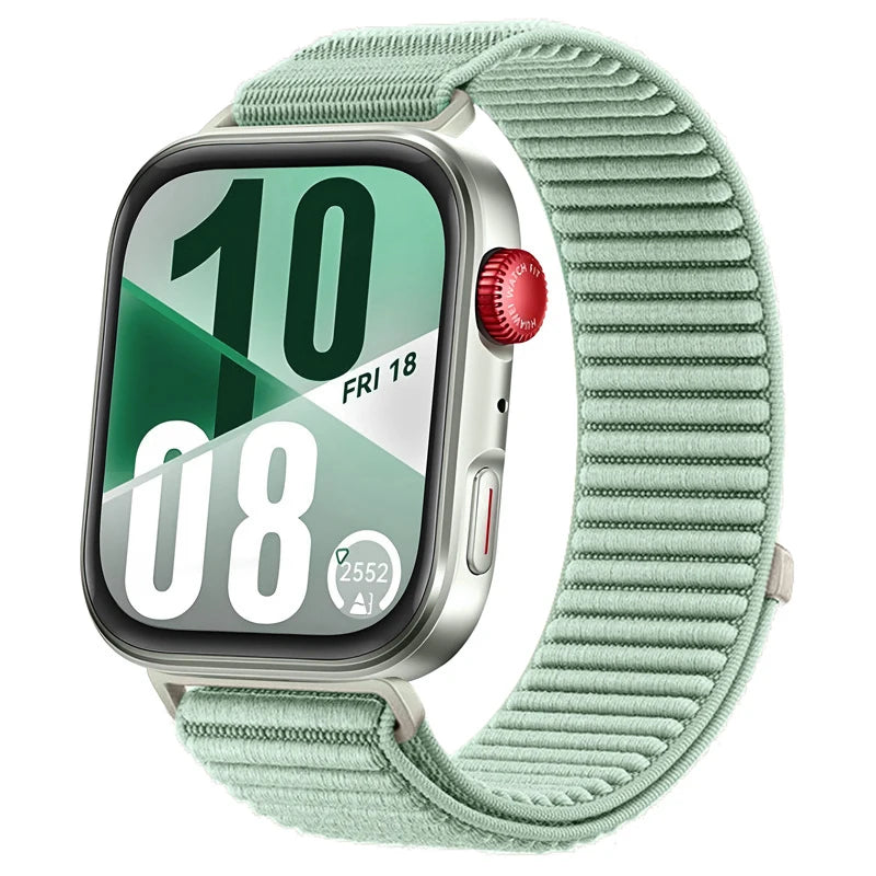 Sports Nylon Strap for Huawei Watch Fit 5 5Pro Smartwatch Woven Loop Wristband for Huawei Watch Fit3/4/4Pro Replacement Bracelet