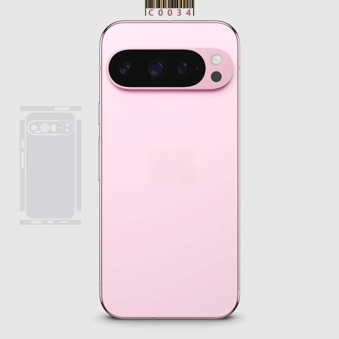 C002 Skin Full Wrap New Xray Design Sticker Plain Color Phone Full Protection Cover Decal Premium For Google Pixel 9 Pro