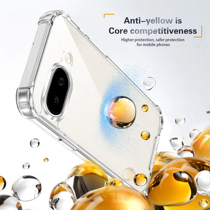For Google Pixel 9A Case Shockproof Silicone Bumper Air Cushion Clear Matte Back Cover Hard Phone Case for Google Pixel 9A 5G