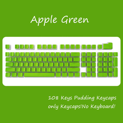 OEM Profile PBT Keycaps 108 Keys Pudding Keycap For Cherry MX Switch Mechanical Keyboard RGB Gamer backlit Key Caps Custom DIY