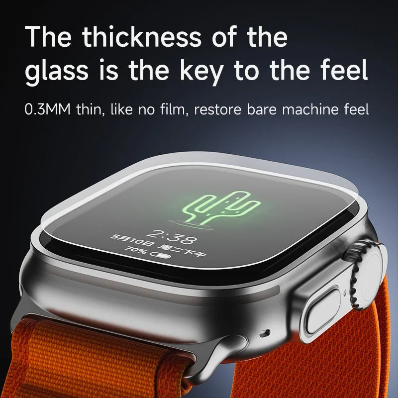 1-5Pcs High Definition 9H Tempered Glass Smartwatch Screen Protector for Apple Watch Ultra 2 49mm