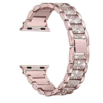 Chains Strap Case+Strap Metal Band Women Bracelet For Apple Watch 49mm 46mm 44mm 42mm 40 38mm for iWatch 10 9 8 7 6 5 SE 4 3 2 1
