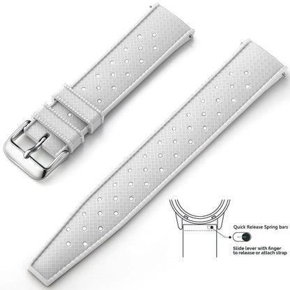 Tropical Silicone Watch Band Quick Release Watch Band 18mm 20mm 22mm Rubber Tropic Smart Watch Strap Waterpfroof Muti-Color
