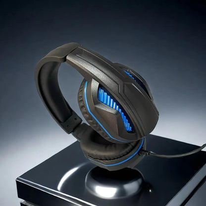 H4 Gaming Over-Ear Headphones with Mic, Wired Deep Bass Headset for PC Laptop Music