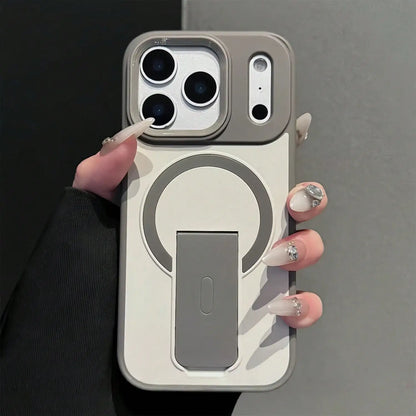 Advanced Invisible Stand Phone Case, Compatible with IPhone 17 Pro,17e,16e,15,14,13,12,11,Matte Anti Drop Protective Cover.