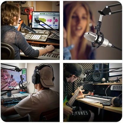 Desk Microphone Support Articulated Arm Microphone Stand Microfno Bracket Mount Mic Holder for Blue Yeti HyperX QuadCast Fifine