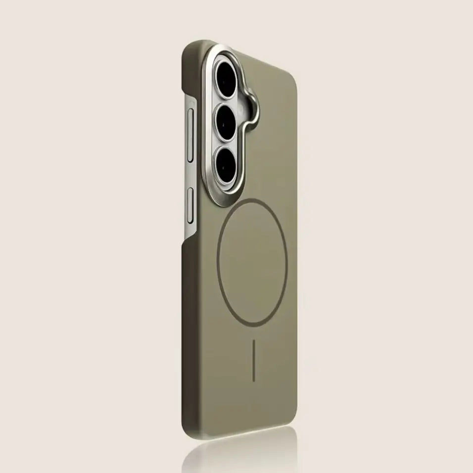 Metal PC Armor Matte For Magsafe Magnetic Case For Samsung S26 S25 Edge S24 S23 S22 Ultra Plus FE A57 A37 A17 A07 A36 A56 Cover