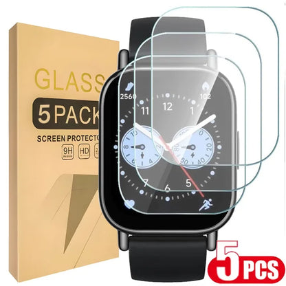 9H Premium Tempered Glass for Xiaomi Redmi Watch 5 Lite Active Smartwatch Screen Protector HD Clear Anti-scratch Protective Film
