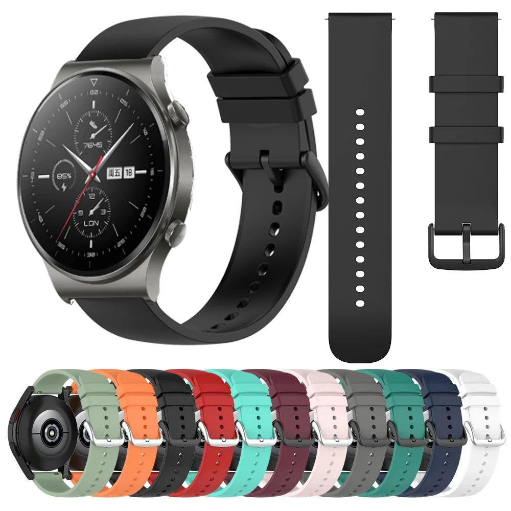 22mm Straps For Umidigi Uwatch 3S 2S 2 Smart Watch band Sport Silicone Wristbands For Umidigi Urun S Belt Accessories Bracelet