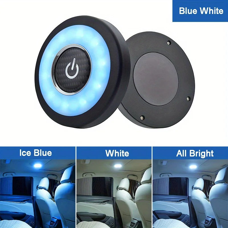 LED Night Car Backseat Ceiling Roof Light Kits Square Dome Vehicle Indoor Ceiling Lamp Magnetic LED Car Interior Reading Light