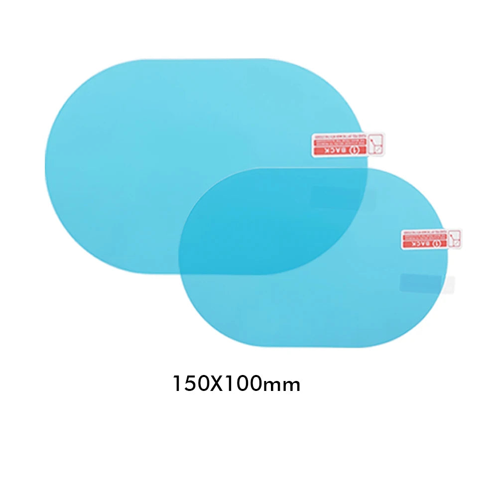 Car Rainproof Film Car Rearview Mirror Rainproof Anti Fog Film Car Window Clear Film Windproof Protective for Motorcycle Mirrors