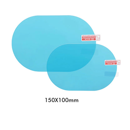 Car Rainproof Film Car Rearview Mirror Rainproof Anti Fog Film Car Window Clear Film Windproof Protective for Motorcycle Mirrors