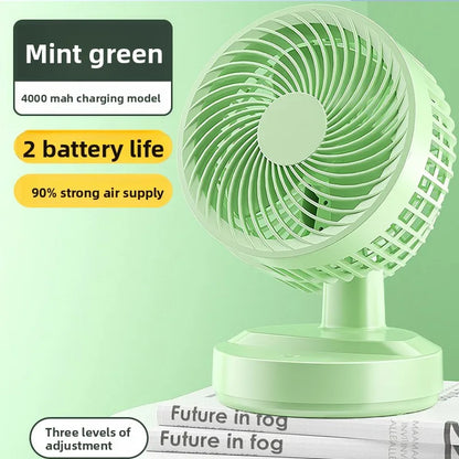 5 6 8 Inch USB Powered Mini Desktop Fan Strong Wind Quiet Portable Table Cooling Fan For Office Bedroom Dorm Student Home Use