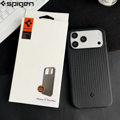 Spigen Liquid Air Magnetic TPU Case For iPhone 17 Pro Max 16 Plus 15 14 13 12 11 Pro Max Air For Magsafe Matte Shockproof Cover