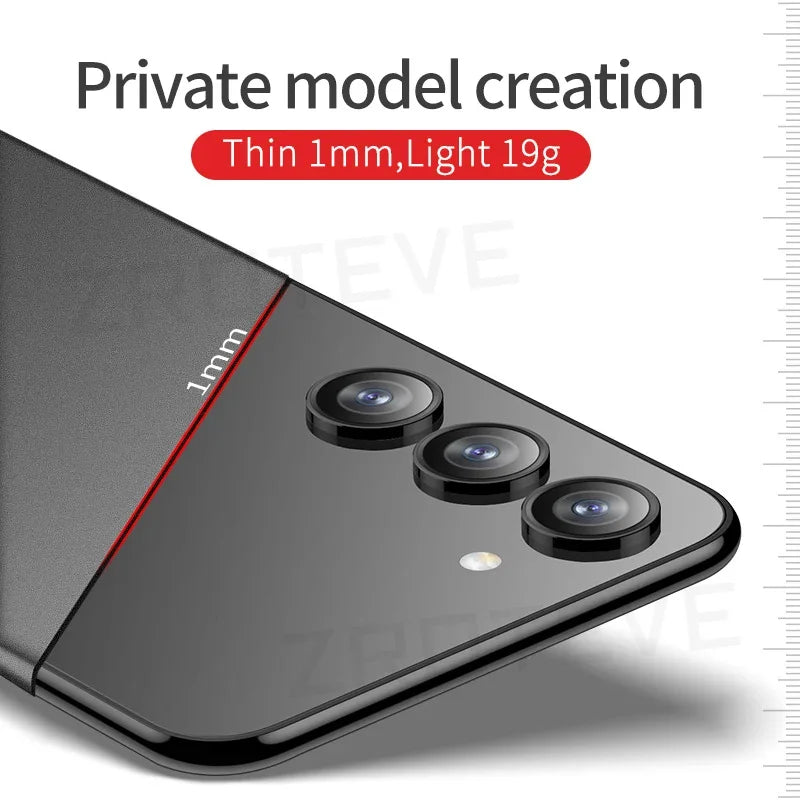 S25 Ultra Case Zroteve Slim Hard PC Matte Cover For Samsung Galaxy S25 Edge S24 S23 FE S22 S21 S20 S10 E Note 20 10 Plus Cases