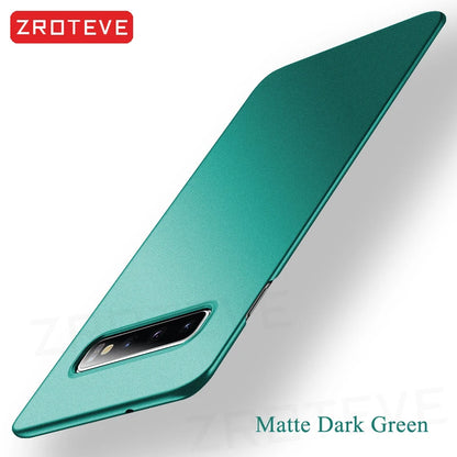 S10 Plus Case ZROTEVE Ultra Slim Hard PC Matte Cover For Samsung Galaxy S10 E S10E S8 S9 Plus S 10 9 8 Shockproof Phone Cases