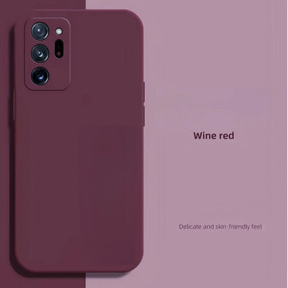 Fashion Solid Colour Shockproof Protective Liquid Silicone Phone Case For Samsung  Galaxy Note 20 Ultra/Note20/Note10+ /Note 10