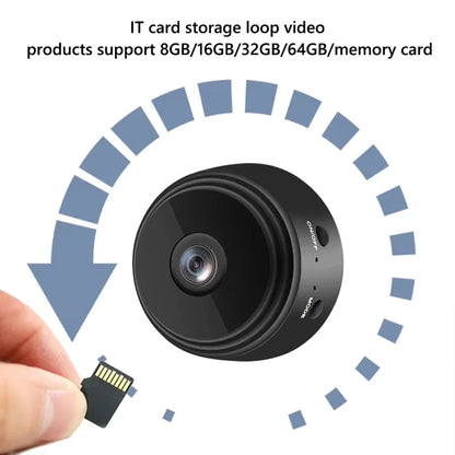 New Cemera Mini A9 1080P High Definition WIFI CCTV IP Black Voice Video Security Wireless Security Cameras Fast Delivery