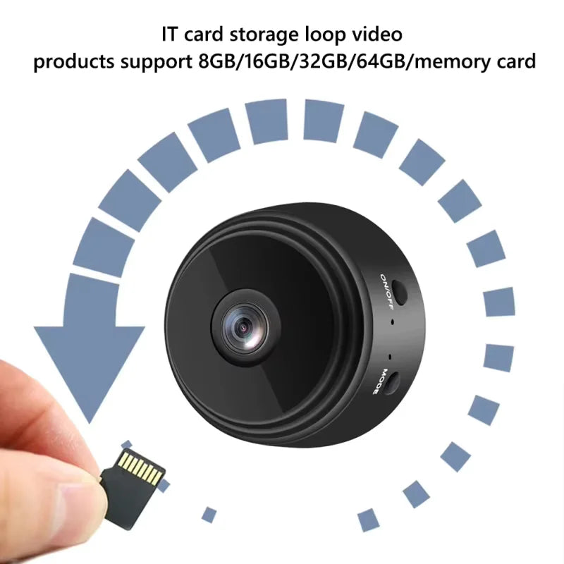 New Cemera Mini A9 1080P High Definition WIFI CCTV IP Black Voice Video Security Wireless Security Cameras Fast Delivery