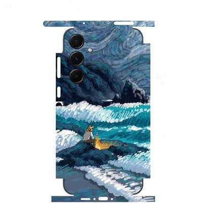 Oscar Skin Wrap Sticker For Samsung Galaxy A12 A13 A14 Back Film A54 A55 5G Protective Decal Full Coverage Protector