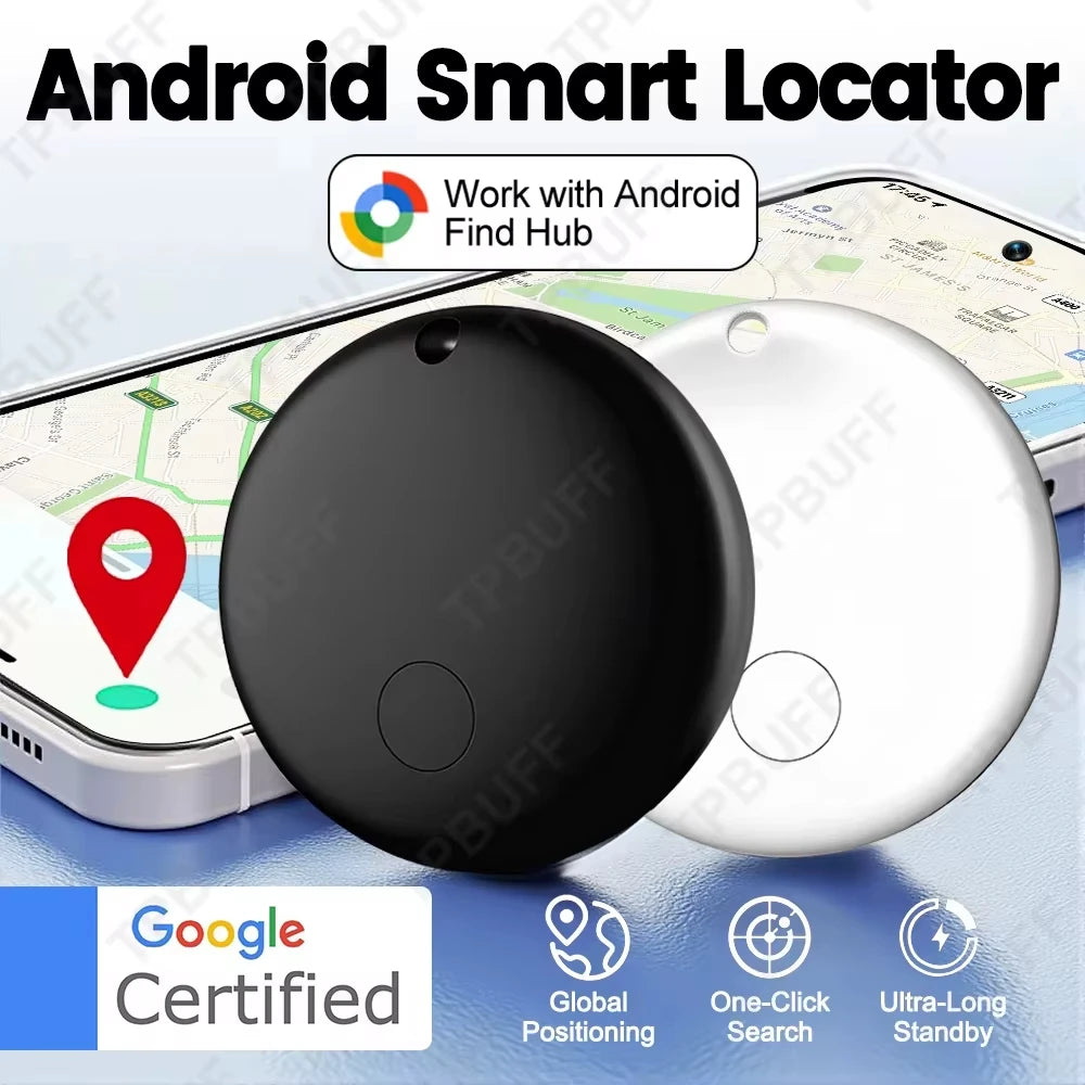 Google Find My Tracker for Android - Smart GPS Tag for Keys, Bag, Wallet & Car Location