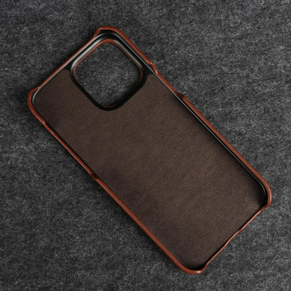 Business Genuine Leather Case for iPhone 16 Pro Max 14 13ProMax 12 11 Magnetic Magsafe Premium Cowhide Phone Cover Back Coque