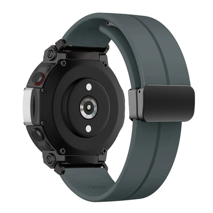Magnetic Silicone Watch Band For Huami Amazfit T-Rex2 Strap Bracelet Replacement Wristband For Amazfit T Rex 2/3 Sport Watchband