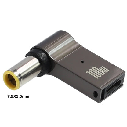 100W USB Type C Fast Charging Adapter Plug Connector Universal USB C Laptop Charger Converter for Dell Asus Hp Acer Lenovo