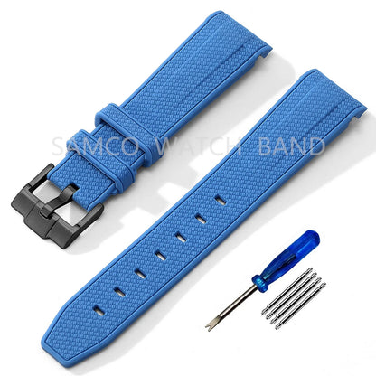 Silicone Strap for MoonSwatch Watch 20mm Rubber Replacement Band for Omega X Swatch Speedmaster Watch Bands